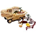 ZESTAW SZKIELET DINOZAURA INTERAKTYWNY TRANSPORTER FIGURKI DINOZAURÓW