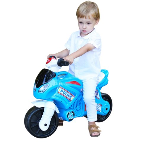 JEŹDZIK MOTOCYKL POLICYJNY EFEKTY DŹWIĘKOWE NAKLEJKI SZEROKIE KOŁA JEŹDZIK MOTOCYKL POLICYJNY EFEKTY DŹWIĘKOWE NAKLEJKI SZEROKIE KOŁA