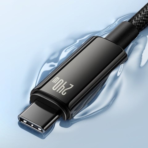 Kabel przewód USB-C 480Mb/s 240W Tungsten Gold 1m czarny Kabel przewód USB-C 480Mb/s 240W Tungsten Gold 1m czarny