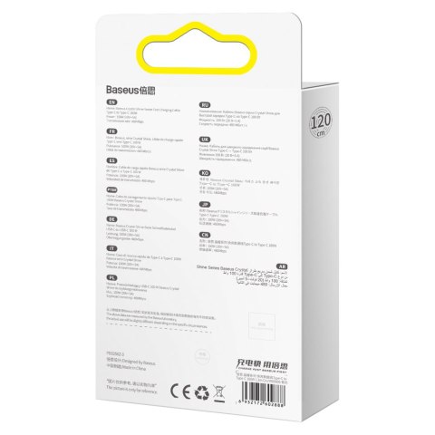 Kabel przewód do szybkiego ładowania i transferu danych USB - USB-C 100W 1.2m fioletowy Kabel przewód do szybkiego ładowania i transferu danych USB - USB-C 100W 1.2m fioletowy