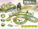 MEGA TOR WYŚCIGOWY PARK DINOZAURÓW SAMOCHODOWY DINO 324 elementów PĘTLA
