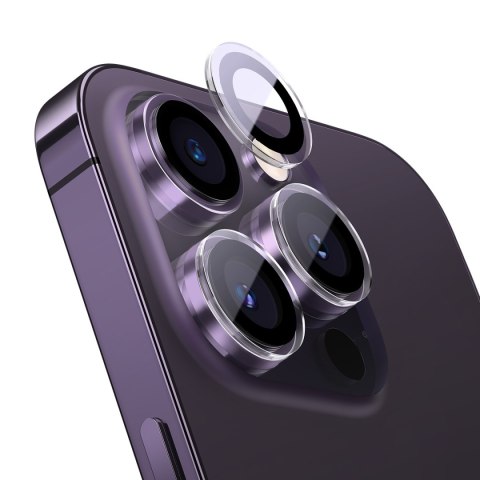 Szkło hartowane ochronne na aparat do iPhone 14 Pro / 14 Pro Max + zestaw montażowy Szkło hartowane ochronne na aparat do iPhone 14 Pro / 14 Pro Max + zestaw montażowy