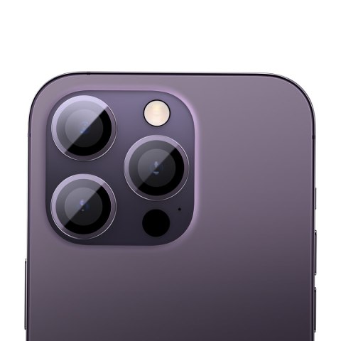 Szkło hartowane ochronne na aparat do iPhone 14 Pro / 14 Pro Max + zestaw montażowy Szkło hartowane ochronne na aparat do iPhone 14 Pro / 14 Pro Max + zestaw montażowy