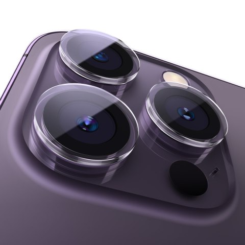 Szkło hartowane ochronne na aparat do iPhone 14 Pro / 14 Pro Max + zestaw montażowy Szkło hartowane ochronne na aparat do iPhone 14 Pro / 14 Pro Max + zestaw montażowy