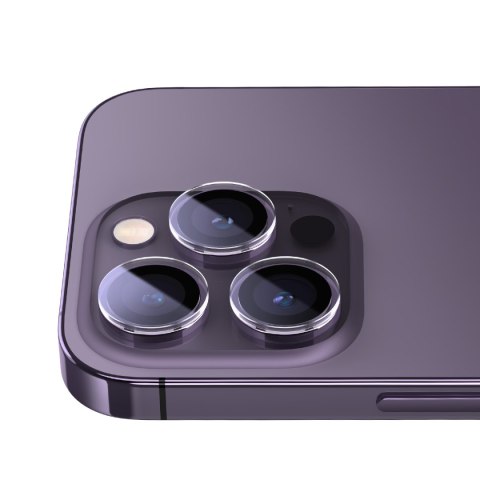 Szkło hartowane ochronne na aparat do iPhone 14 Pro / 14 Pro Max + zestaw montażowy Szkło hartowane ochronne na aparat do iPhone 14 Pro / 14 Pro Max + zestaw montażowy