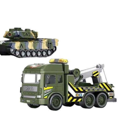 ZESTAW AUTA LAWETA DŹWIG CZOŁG POJAZD WOJSKOWY MILITARNY DŹWIĘK ŚWIATŁO ZESTAW AUTA LAWETA DŹWIG CZOŁG POJAZD WOJSKOWY MILITARNY DŹWIĘK ŚWIATŁO