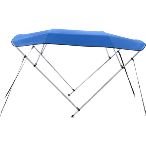 Baldachim daszek bimini do łodzi 4 pałąki 236 x 194 x 146 cm kobaltowy Baldachim daszek bimini do łodzi 4 pałąki 236 x 194 x 146 cm kobaltowy