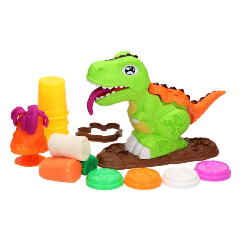 CIASTOLINA WYCISK MASA PLASTYCZNA DINOZAUR WULKAN CIASTOLINA WYCISK MASA PLASTYCZNA DINOZAUR WULKAN