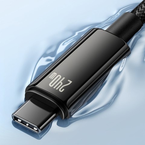 Kabel przewód Tungsten Gold USB-C 480Mb/s 240W 2m czarny Kabel przewód Tungsten Gold USB-C 480Mb/s 240W 2m czarny