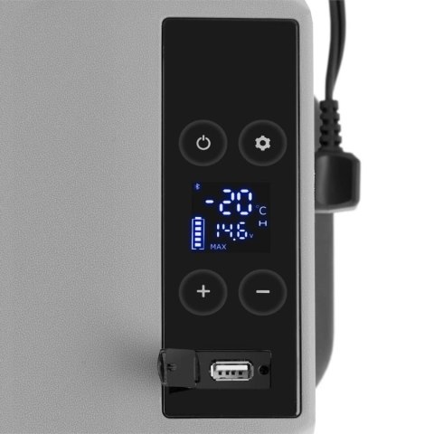 Lodówka samochodowa turystyczna na kółkach z funkcją mrożenia 12/24 V DC/AC 60 W 30 l Lodówka samochodowa turystyczna na kółkach z funkcją mrożenia 12/24 V DC/AC 60 W 30 l