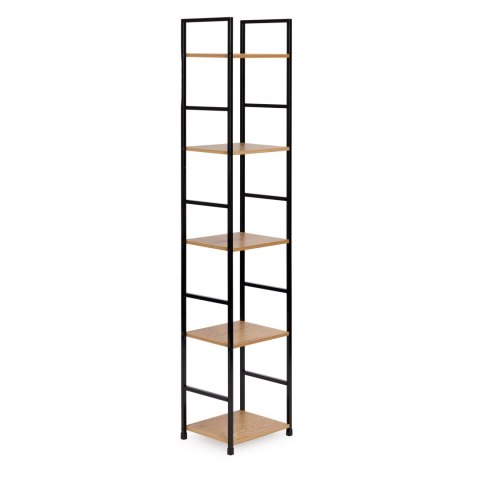 Regał drewniany nowoczesny metalowa rama LOFT 5 półek Regał drewniany nowoczesny metalowa rama LOFT 5 półek