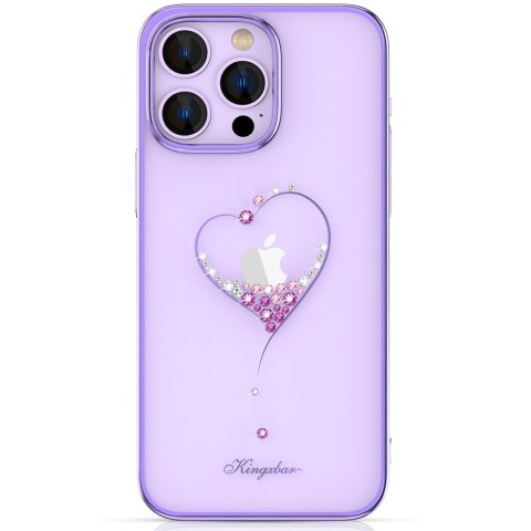 Etui do telefonu iPhone 14 Plus ozdobione kryształami Wish Series foletowe Etui do telefonu iPhone 14 Plus ozdobione kryształami Wish Series foletowe