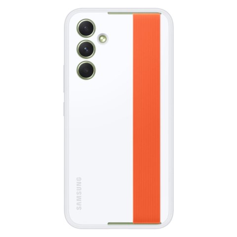 Etui pokrowiec z paskiem Samsung Galaxy A54 5G Haze Grip Case białe Etui pokrowiec z paskiem Samsung Galaxy A54 5G Haze Grip Case białe