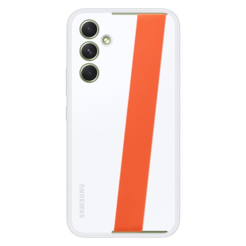 Etui pokrowiec z paskiem Samsung Galaxy A54 5G Haze Grip Case białe Etui pokrowiec z paskiem Samsung Galaxy A54 5G Haze Grip Case białe