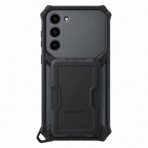 Etui pancerny pokrowiec z podstawką Samsung Galaxy S23+ Rugged Gadget Case szare Etui pancerny pokrowiec z podstawką Samsung Galaxy S23+ Rugged Gadget Case szare