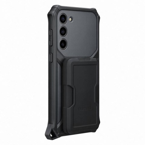 Etui pancerny pokrowiec z podstawką Samsung Galaxy S23+ Rugged Gadget Case szare Etui pancerny pokrowiec z podstawką Samsung Galaxy S23+ Rugged Gadget Case szare