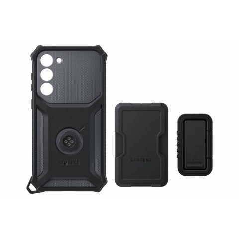 Etui pancerny pokrowiec z podstawką Samsung Galaxy S23+ Rugged Gadget Case szare Etui pancerny pokrowiec z podstawką Samsung Galaxy S23+ Rugged Gadget Case szare