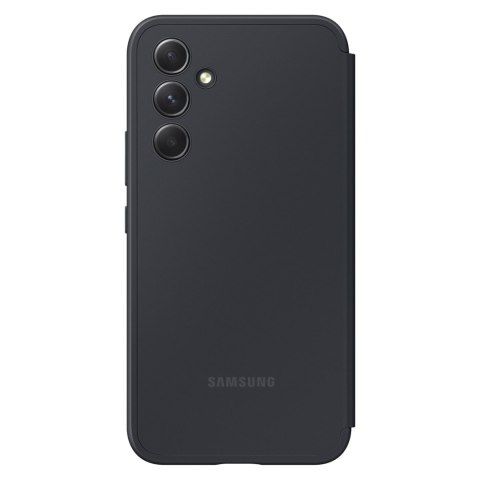 Etui pokrowiec z klapką okienkiem portfel na kartę Galaxy A54 5G Smart View Wallet czarne Etui pokrowiec z klapką okienkiem portfel na kartę Galaxy A54 5G Smart View Wallet czarne