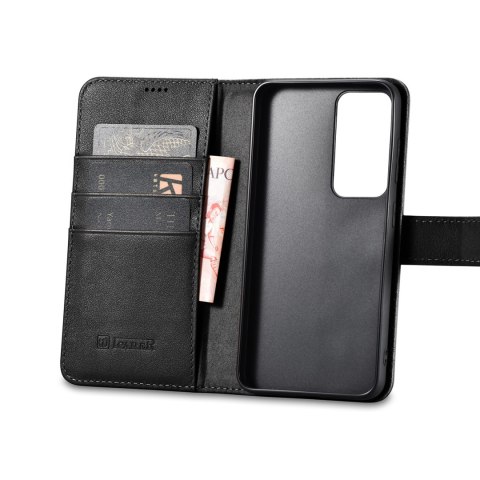Etui skórzany pokrowiec portfel do Samsung Galaxy S23 Wallet Case czarne Etui skórzany pokrowiec portfel do Samsung Galaxy S23 Wallet Case czarne