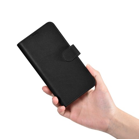 Etui skórzany pokrowiec portfel do Samsung Galaxy S23 Wallet Case czarne Etui skórzany pokrowiec portfel do Samsung Galaxy S23 Wallet Case czarne