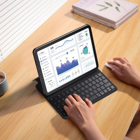 Etui z klawiaturą na iPad Air 4/5 10.9'' / iPad Pro 11'' + kabel USB-C Brilliance Series czarne Etui z klawiaturą na iPad Air 4/5 10.9'' / iPad Pro 11'' + kabel USB-C Brilliance Series czarne