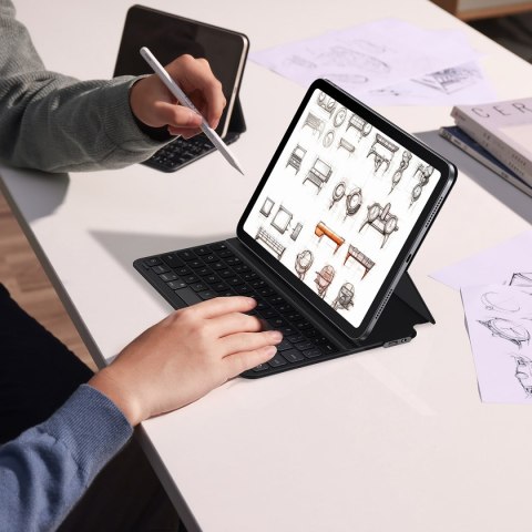 Etui z klawiaturą na iPad Air 4/5 10.9'' / iPad Pro 11'' + kabel USB-C Brilliance Series czarne Etui z klawiaturą na iPad Air 4/5 10.9'' / iPad Pro 11'' + kabel USB-C Brilliance Series czarne