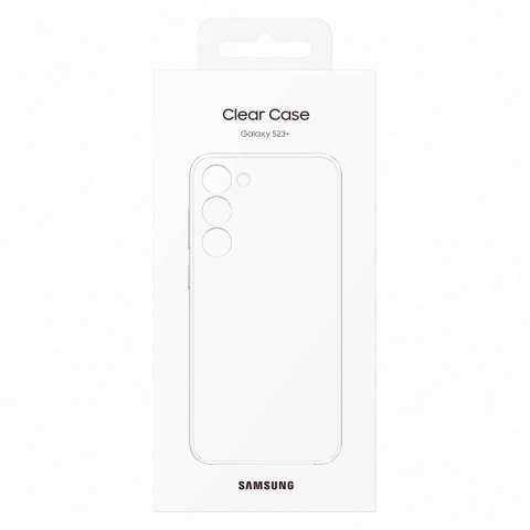 Etui żelowy pokrowiec Samsung Galaxy S23+ Clear Cover przezroczyste Etui żelowy pokrowiec Samsung Galaxy S23+ Clear Cover przezroczyste