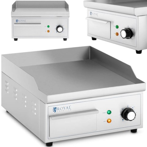 Grill elektryczny płyta grillowa gładka 35 x 38 cm 2000 W Grill elektryczny płyta grillowa gładka 35 x 38 cm 2000 W