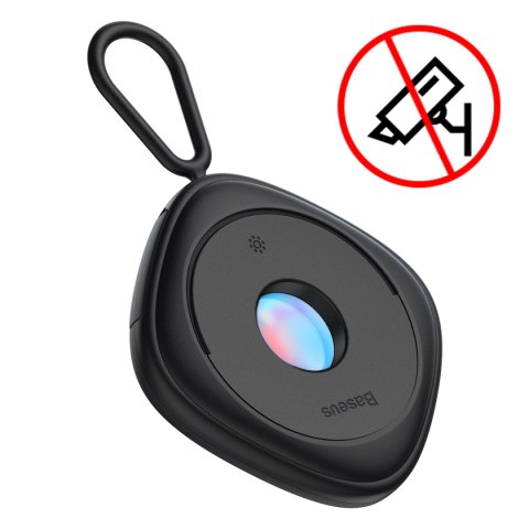 Wykrywacz detektor ukrytych kamer Baseus Heyo BS-HA016 czarny Wykrywacz detektor ukrytych kamer Baseus Heyo BS-HA016 czarny