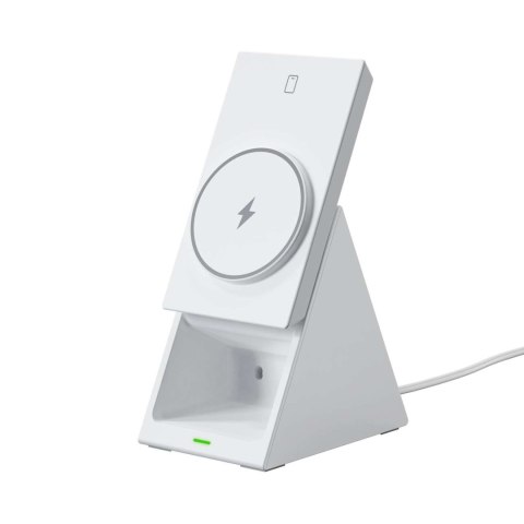 3w1 Stacja ładująca ładowarka indukcyjna Choetech T600 15W biała 3w1 Stacja ładująca ładowarka indukcyjna Choetech T600 15W biała