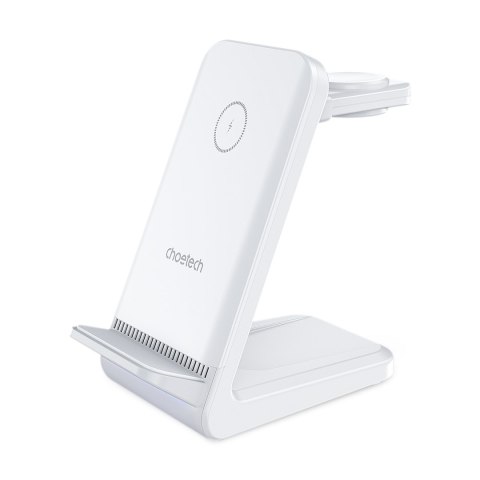 4w1 Stacja ładująca ładowarka indukcyjna Choetech T608 15W biała 4w1 Stacja ładująca ładowarka indukcyjna Choetech T608 15W biała