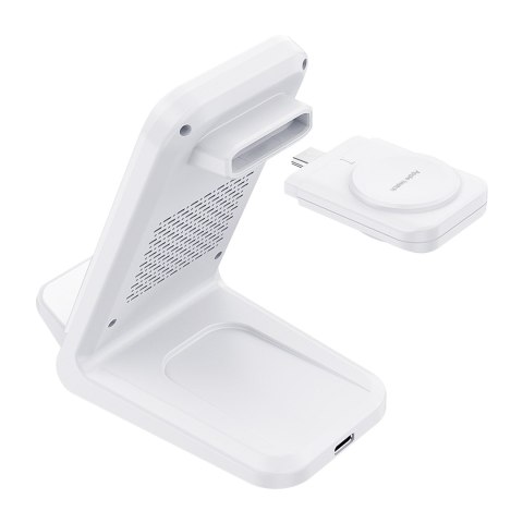 4w1 Stacja ładująca ładowarka indukcyjna Choetech T608 15W biała 4w1 Stacja ładująca ładowarka indukcyjna Choetech T608 15W biała