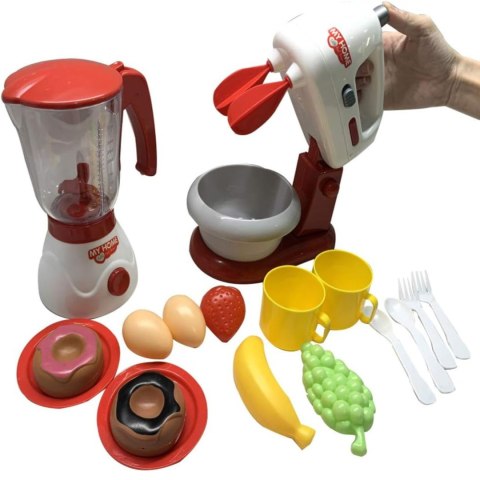 DUŻY ZESTAW BLENDER I MIKSER Z AKCESORIAMI OWOCE TALERZYKI ZESTAW KUCHENNY DUŻY ZESTAW BLENDER I MIKSER Z AKCESORIAMI OWOCE TALERZYKI ZESTAW KUCHENNY