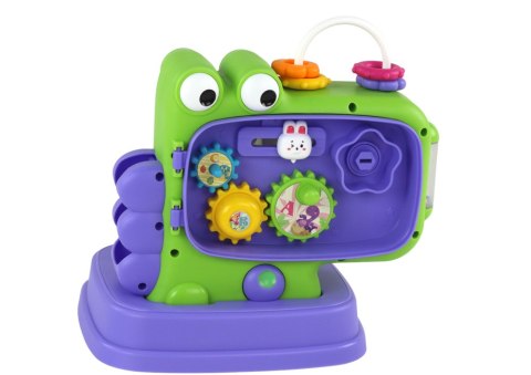 Dinozaur Panel Edukacyjny Whac-A-Mole Sorter Gra Dla Dzieci Fioletowy Dinozaur Panel Edukacyjny Whac-A-Mole Sorter Gra Dla Dzieci Fioletowy