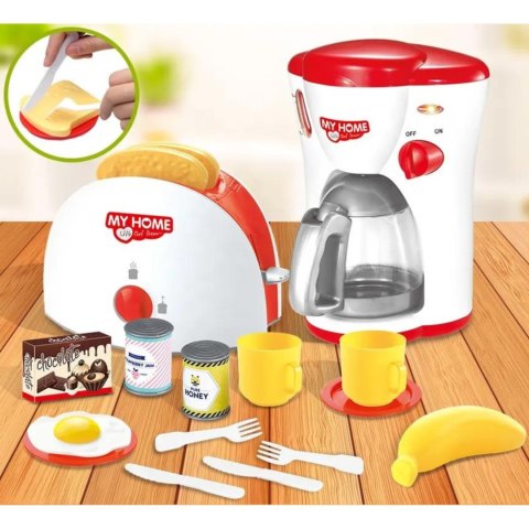 ZESTAW KUCHENNY EKSPRES DO KAWY, TOSTER, AKCESORIA, KUBECZKI AGD DLA DZIECI ZESTAW KUCHENNY EKSPRES DO KAWY, TOSTER, AKCESORIA, KUBECZKI AGD DLA DZIECI