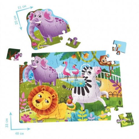GRA EDUKACYJNA MAXI PUZZLE 2W1 ZOO OBRAZKI UKŁADANKA ROTER KAFER GRA EDUKACYJNA MAXI PUZZLE 2W1 ZOO OBRAZKI UKŁADANKA ROTER KAFER