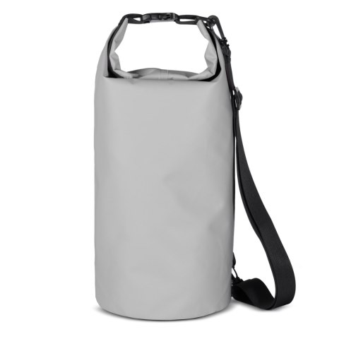 Worek plecak torba Outdoor PVC turystyczna wodoodporna 10L - szara Worek plecak torba Outdoor PVC turystyczna wodoodporna 10L - szara