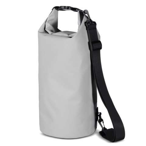 Worek plecak torba Outdoor PVC turystyczna wodoodporna 10L - szara Worek plecak torba Outdoor PVC turystyczna wodoodporna 10L - szara