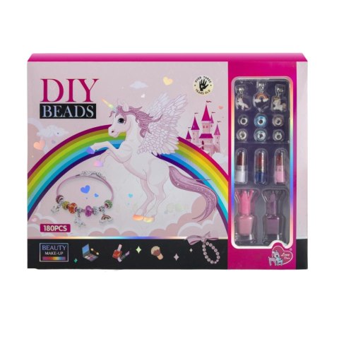 ZESTAW DO ROBIENIA BIŻUTERII BRANSOLETEK DIY KORALIKI CHARMS MAKEUP LAKIERY ZESTAW DO ROBIENIA BIŻUTERII BRANSOLETEK DIY KORALIKI CHARMS MAKEUP LAKIERY