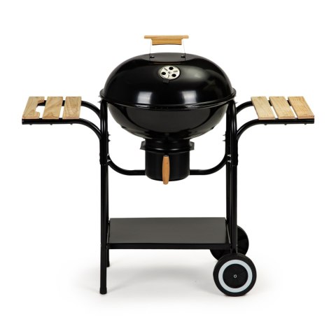 Grill ogrodowy węglowy z pokrywą i półkami ruszt popielnik Grill ogrodowy węglowy z pokrywą i półkami ruszt popielnik