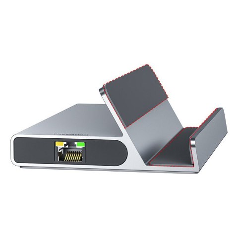 HUB Adapter do Steam Deck USB-C USB-A HDMI RJ45 PD szary HUB Adapter do Steam Deck USB-C USB-A HDMI RJ45 PD szary