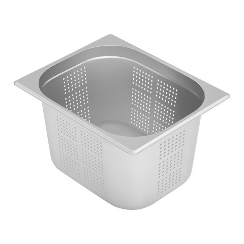 Naczynie gastronomiczne perforowane ze stali GN1/2 gł. 200 mm Naczynie gastronomiczne perforowane ze stali GN1/2 gł. 200 mm