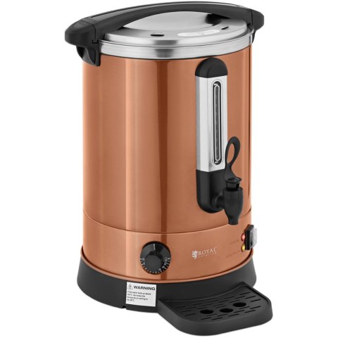 Warnik podgrzewacz do wody z podwójnymi ściankami i ociekaczem 13.5 L 2500 W pomarańczowy Warnik podgrzewacz do wody z podwójnymi ściankami i ociekaczem 13.5 L 2500 W pomarańczowy