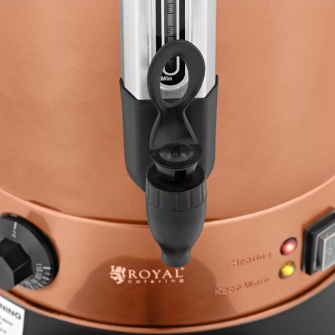 Warnik podgrzewacz do wody z podwójnymi ściankami i ociekaczem 13.5 L 2500 W pomarańczowy Warnik podgrzewacz do wody z podwójnymi ściankami i ociekaczem 13.5 L 2500 W pomarańczowy