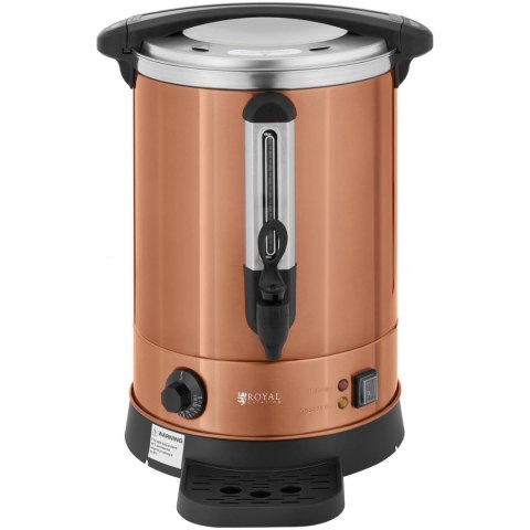 Warnik podgrzewacz do wody z podwójnymi ściankami i ociekaczem 13.5 L 2500 W pomarańczowy Warnik podgrzewacz do wody z podwójnymi ściankami i ociekaczem 13.5 L 2500 W pomarańczowy