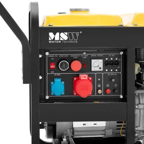 Agregat prądotwórczy generator prądu Diesel 12.5 l 230/400 V 7500 W AVR Euro 5 Agregat prądotwórczy generator prądu Diesel 12.5 l 230/400 V 7500 W AVR Euro 5