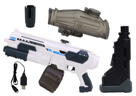 Karabin Pistolet Na Wodę Biały Automat M416 Akumulatorowy Karabin Pistolet Na Wodę Biały Automat M416 Akumulatorowy