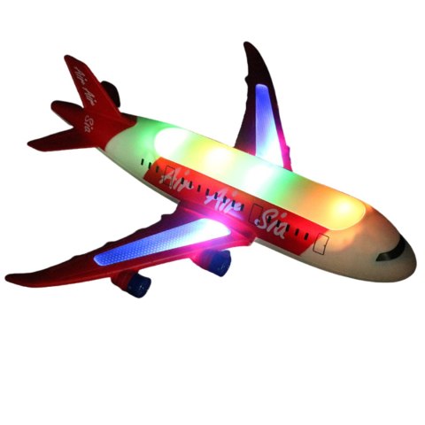 DUŻY SAMOLOT R04 ZERO RUCHOMY KARUZELA ŚWIATŁO DŹWIĘK 36cm LED DUŻY SAMOLOT R04 ZERO RUCHOMY KARUZELA ŚWIATŁO DŹWIĘK 36cm LED