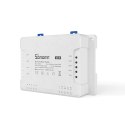 Inteligentny 4-kanałowy przekaźnik przełącznik prądu WiFi biały 4CHR3