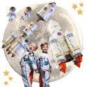 RAKIETA Z KLOCKÓW ŚWIATŁA I DŹWIĘKI PARA WODNA PROJEKTOR